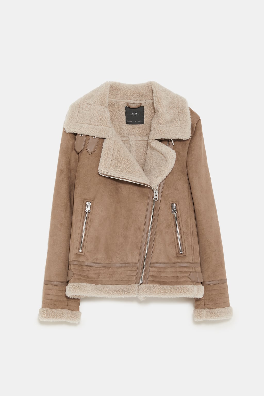 Lined Sweatshirt Jacket